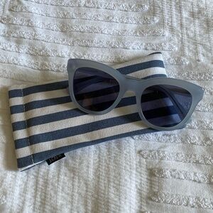 J Crew light blue sunglasses
